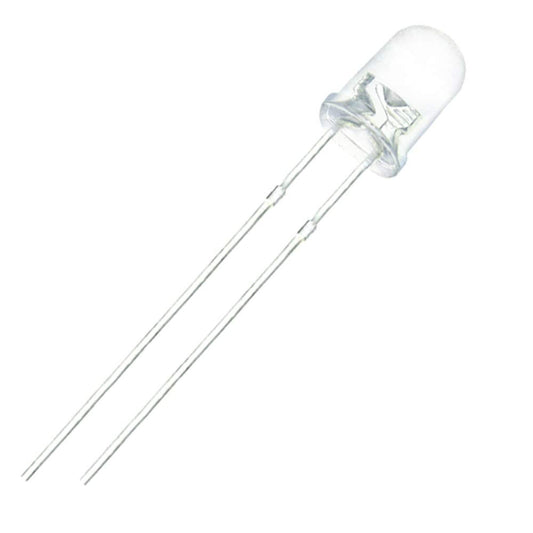 5mm White LED Light Bulb DC 3V-5V High Brightness Lamp for DIY Electronics Projects