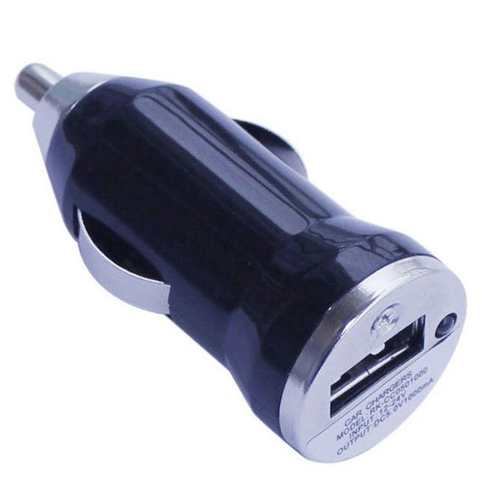 Universal Car Mobile Charger 5V 1A Single USB Port with LED Power Light 12V/24V Compatible