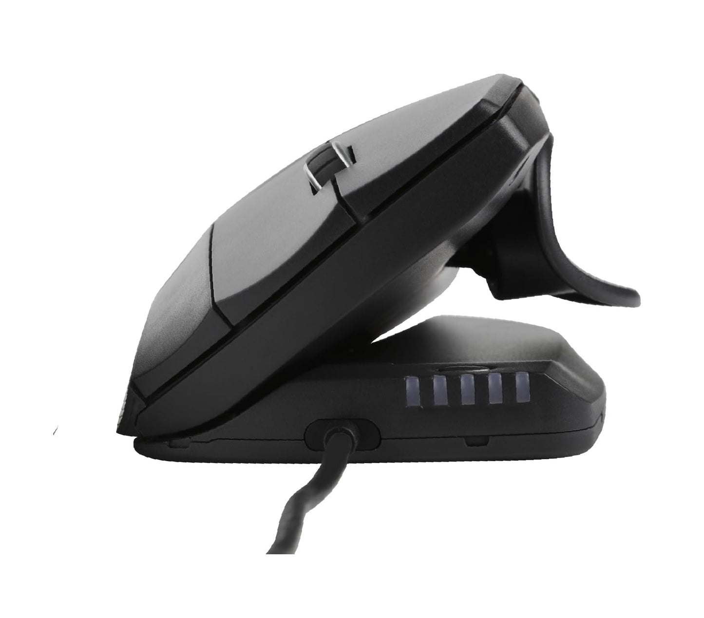 Branded Contour Unimouse Ergonomic Vertical Wired Mouse with Adjustable Thumb Rest for  – 35° to 70° Angle, 6 Buttons