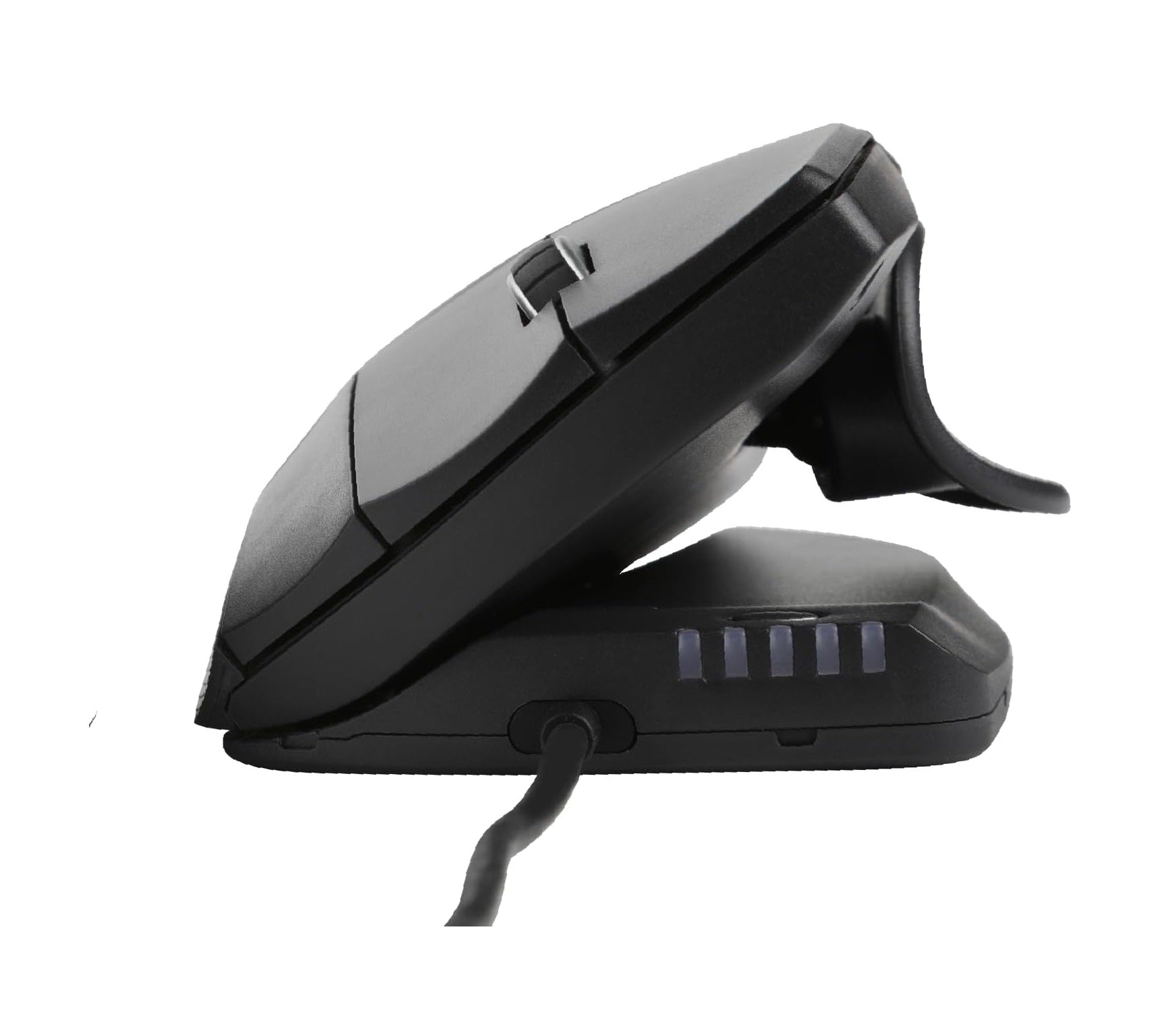 Branded Contour Unimouse Ergonomic Vertical Wired Mouse with Adjustable Thumb Rest for  – 35° to 70° Angle, 6 Buttons
