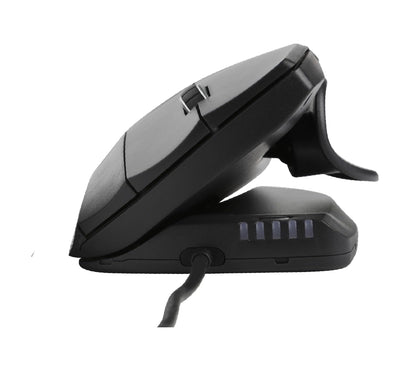 Branded Contour Unimouse Ergonomic Vertical Wired Mouse with Adjustable Thumb Rest for  – 35° to 70° Angle, 6 Buttons