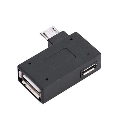 OTG Adapter 90° Right Angle Micro USB OTG Cable – TV xStream High-Speed USB Adapter for Firestick (2nd Gen, 3rd Gen, 4K), Android Smartphones, Tablets, Keyboards & Gaming Consoles