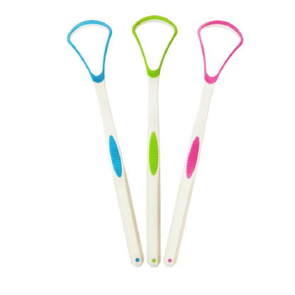 Tongue Scraper Antibacterial Tongue Cleaner Tongue Brush, Helps to Fight Bad Breath A One Long Life 1 Pcs Material: TPR