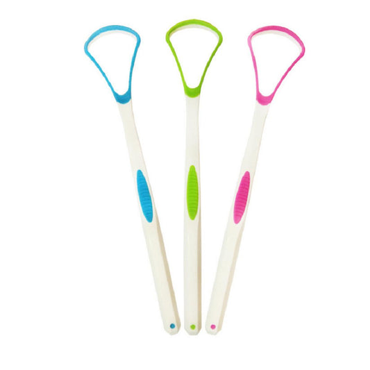 Tongue Scraper Antibacterial Tongue Cleaner Tongue Brush, Helps to Fight Bad Breath A One Long Life 1 Pcs Material: TPR