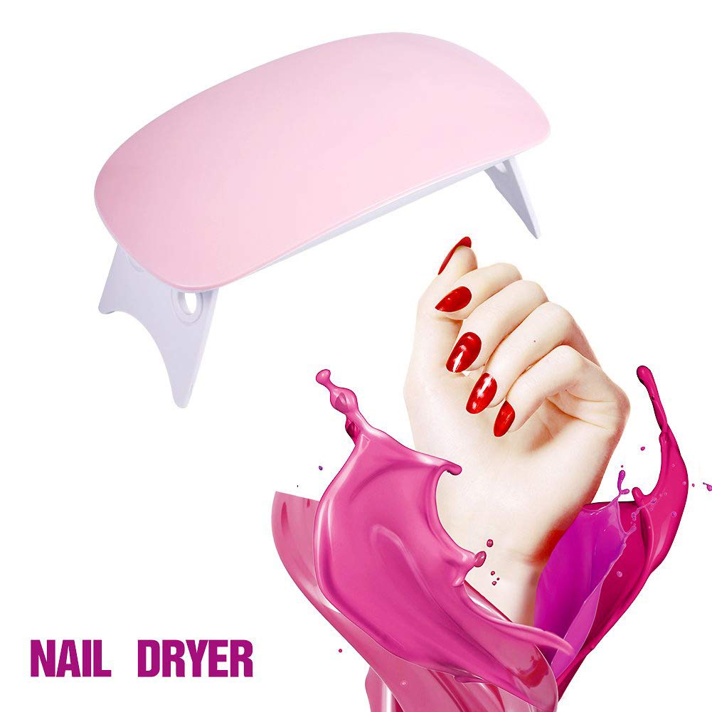 SUN Mini Nail Dryer LED/UV Lamp – USB-Powered Gel Varnish Curing Machine for Home Nail Art USB Nail Lamp