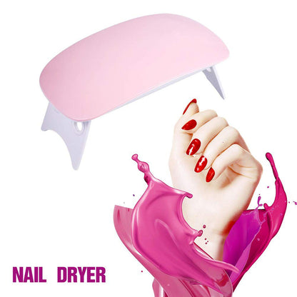 SUN Mini Nail Dryer LED/UV Lamp – USB-Powered Gel Varnish Curing Machine for Home Nail Art USB Nail Lamp