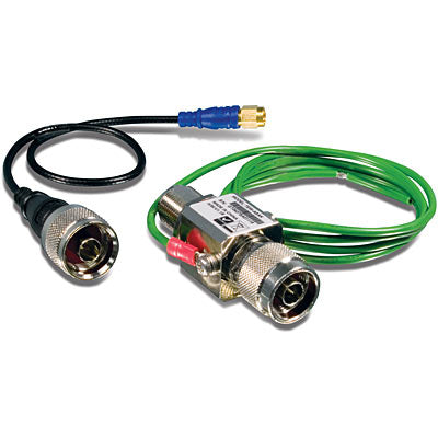Outdoor Lightning Arrestor Kit (Includes Reverse SMA to N-Type Converter) TRENDnet  Model TEW-ASAK , Black Wireless Network Protector Supports dual band 2.4GHz 802.11b/g and 5GHz 802.11a