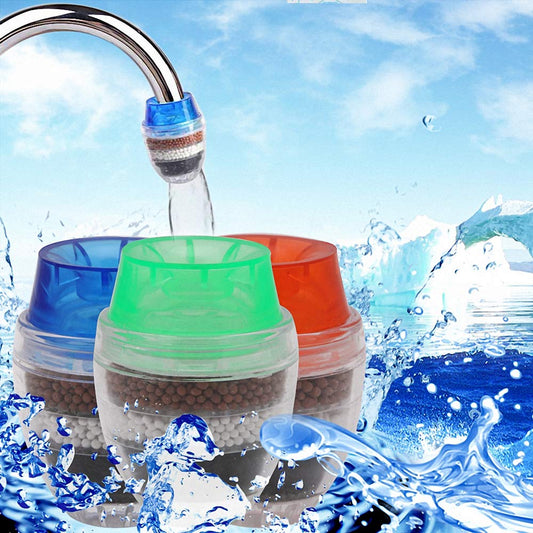 Mini Faucet Water Filter Tap Purifier for Kitchen | Household Sink Water Cleaner with Replaceable Cartridge