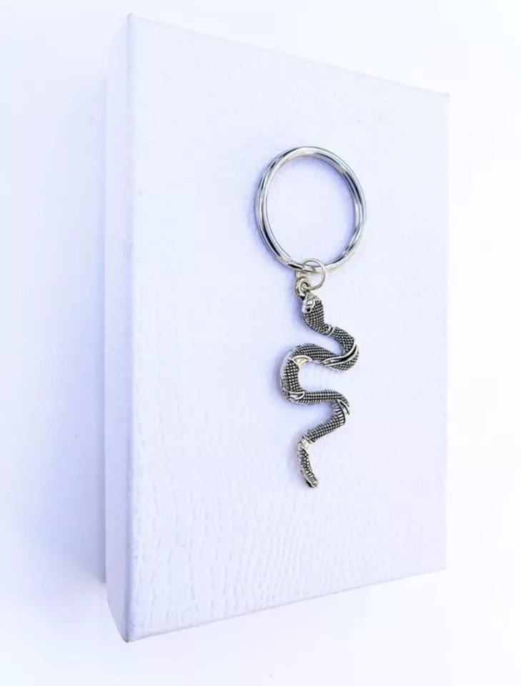 Snake Pendant Keychain Key Ring Metal Gift for your Love One