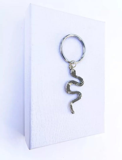 Snake Pendant Keychain Key Ring Metal Gift for your Love One