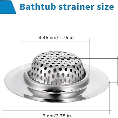 1pcs Stainless Steel Sink Strainer Bathroom Kitchen HEAVY DUTY Wholesale
