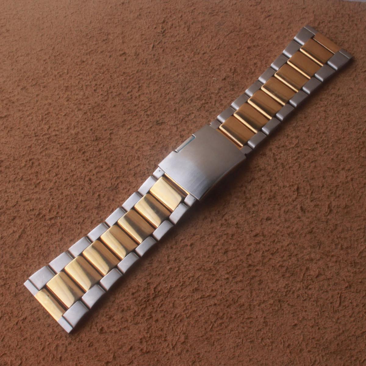 Solid links Stainless Steel Watchbands Silver Gold 32mm Watch Band Straps Wrist Bracelets Classic 32 mm