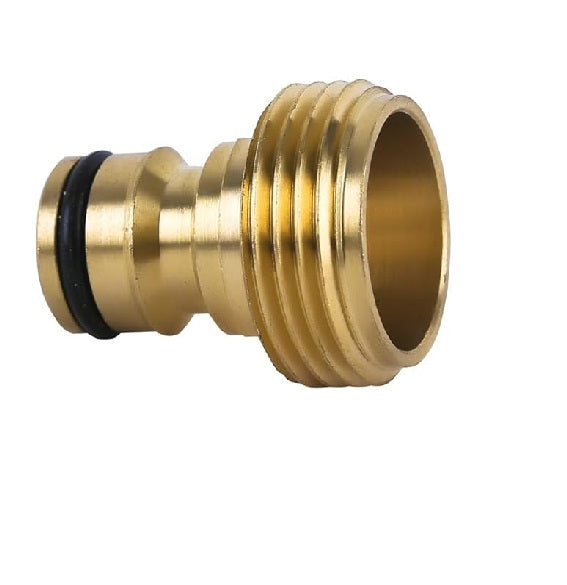 Brass Male Thread Faucet Hose Nozzle Quick Connect Adapter – Durable Rustproof Garden Tap Connector for Hose Pipe