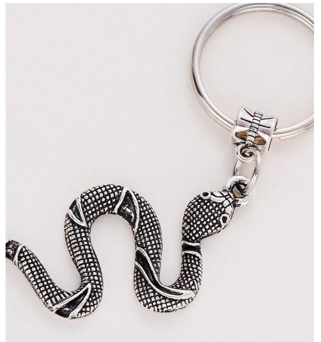 Snake Pendant Keychain Key Ring Metal Gift for your Love One