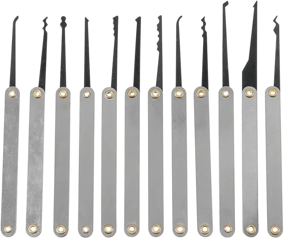 12-Piece Locksmith Training Kit with Practice Tools – Skill Development Set for Lock Mechanism Learning
