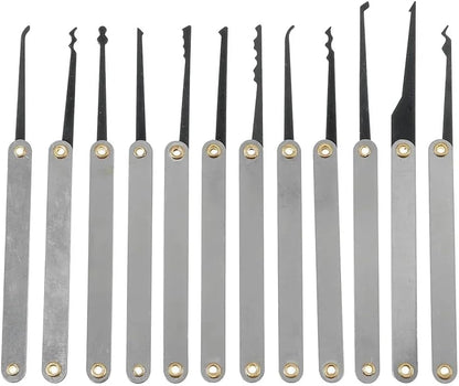 12-Piece Locksmith Training Kit with Practice Tools – Skill Development Set for Lock Mechanism Learning