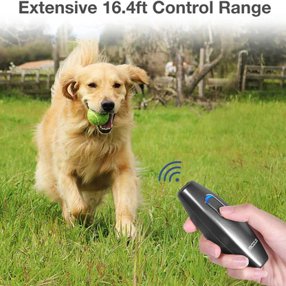 MODUS Bark Control Device - Anti Barking Device, 2-in-1 Dog Training Tool, 16.4 Ft Large Control Range, Safe to Use, Dog Silencer Dogs, Ultrasonic Dog Whistle Indoor&Outdoor
