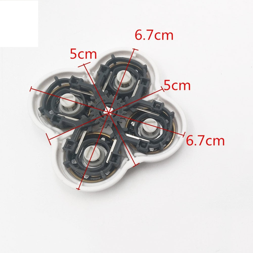 Finishing Touch Flawless Legs, Replacement Heads for Electric Razor 18 Carat Gold