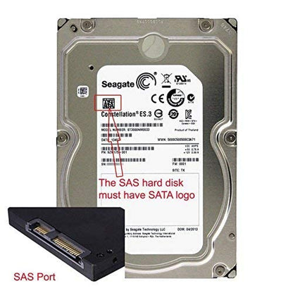 SFF-8482 SAS 29P Female To SATA 22P Male Adapter Sas To Sata Adapter Converter Straight Head For Personal Computer, Server, Sas Motherboard, Harddrive Black A One Hi quality