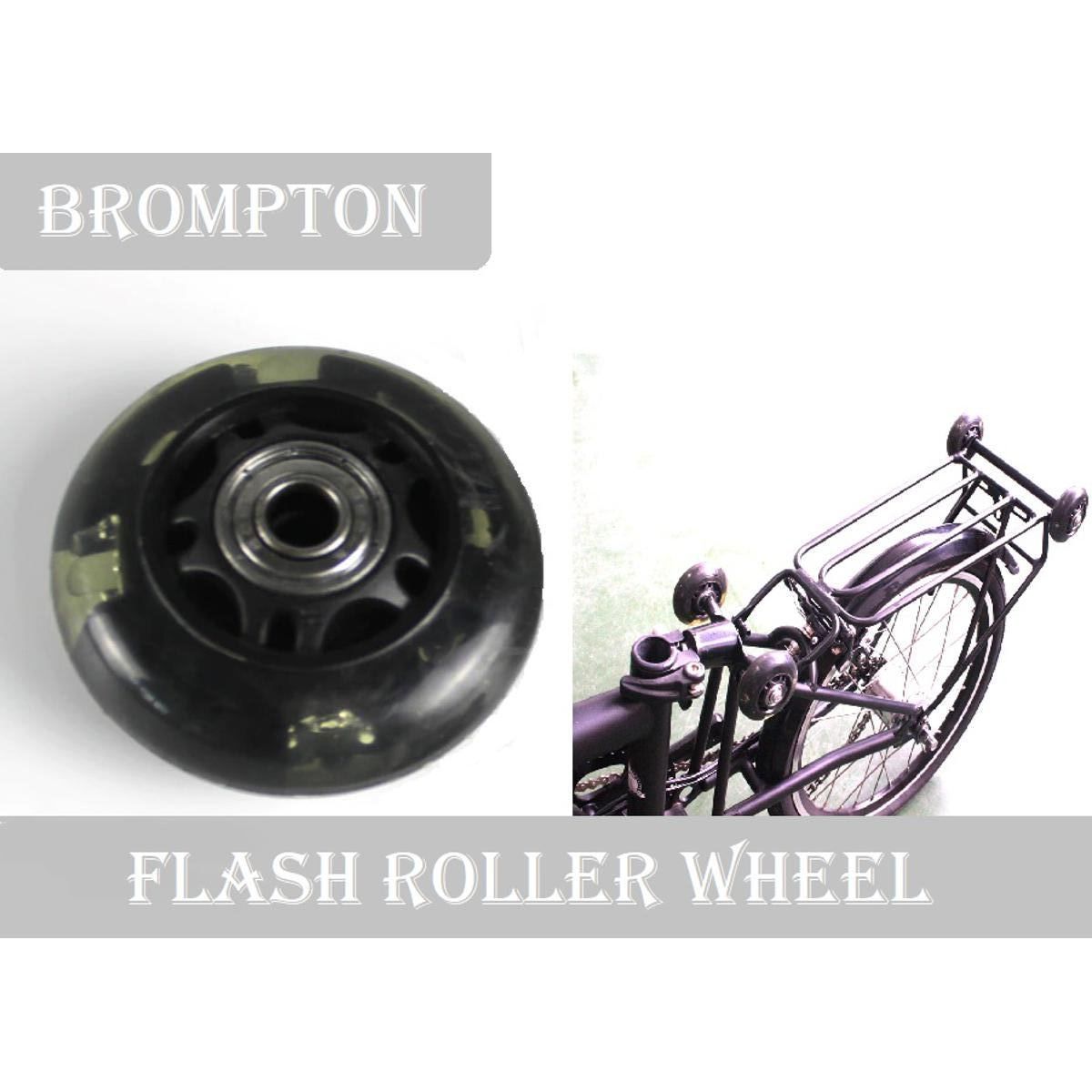 Flash Roller Wheel Easy Wheels For Brompton Bicycle Parts Easy wheel 2 Pcs
