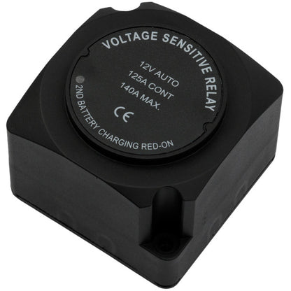 12V Dual Battery Isolator VSR/Voltage Sensitive Relay Waterproof Smart Battery Isolator for Car Boat Truck Pontoon Camper Van RZR UTV 12 Volt 140Amp