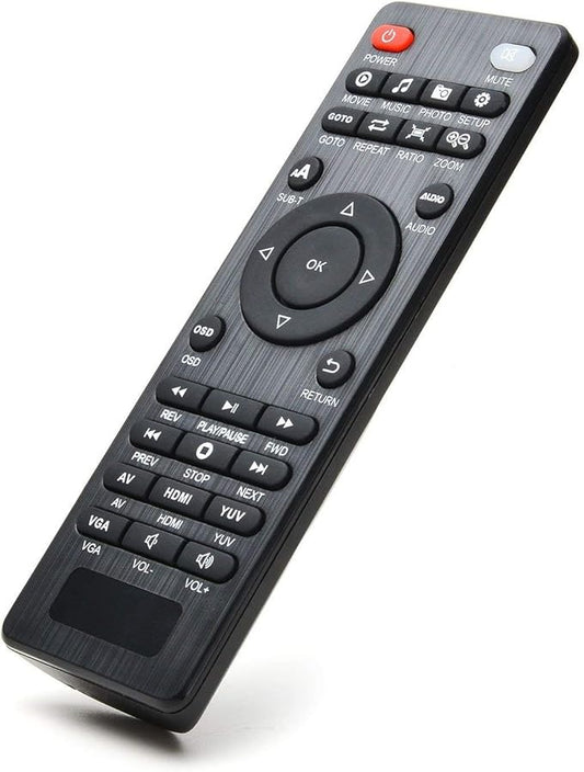 Replacement Remote Control Compatible Mini Digital Media Player Full HD Ultra HDMI 1080P for USB Drives and SD MKV/RM, HDD (HA0219)