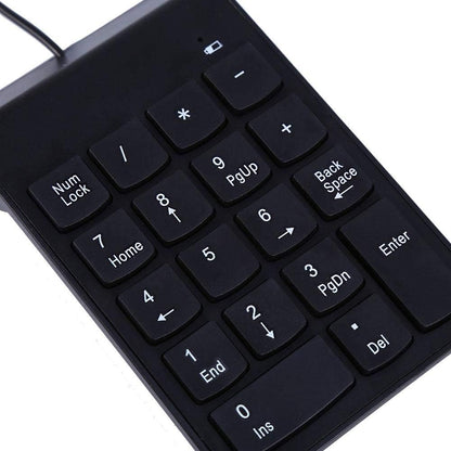 18 Keys USB Numeric Keypad Mini Numpad for Laptop Desktop PC Plug &amp; Play No Driver Required