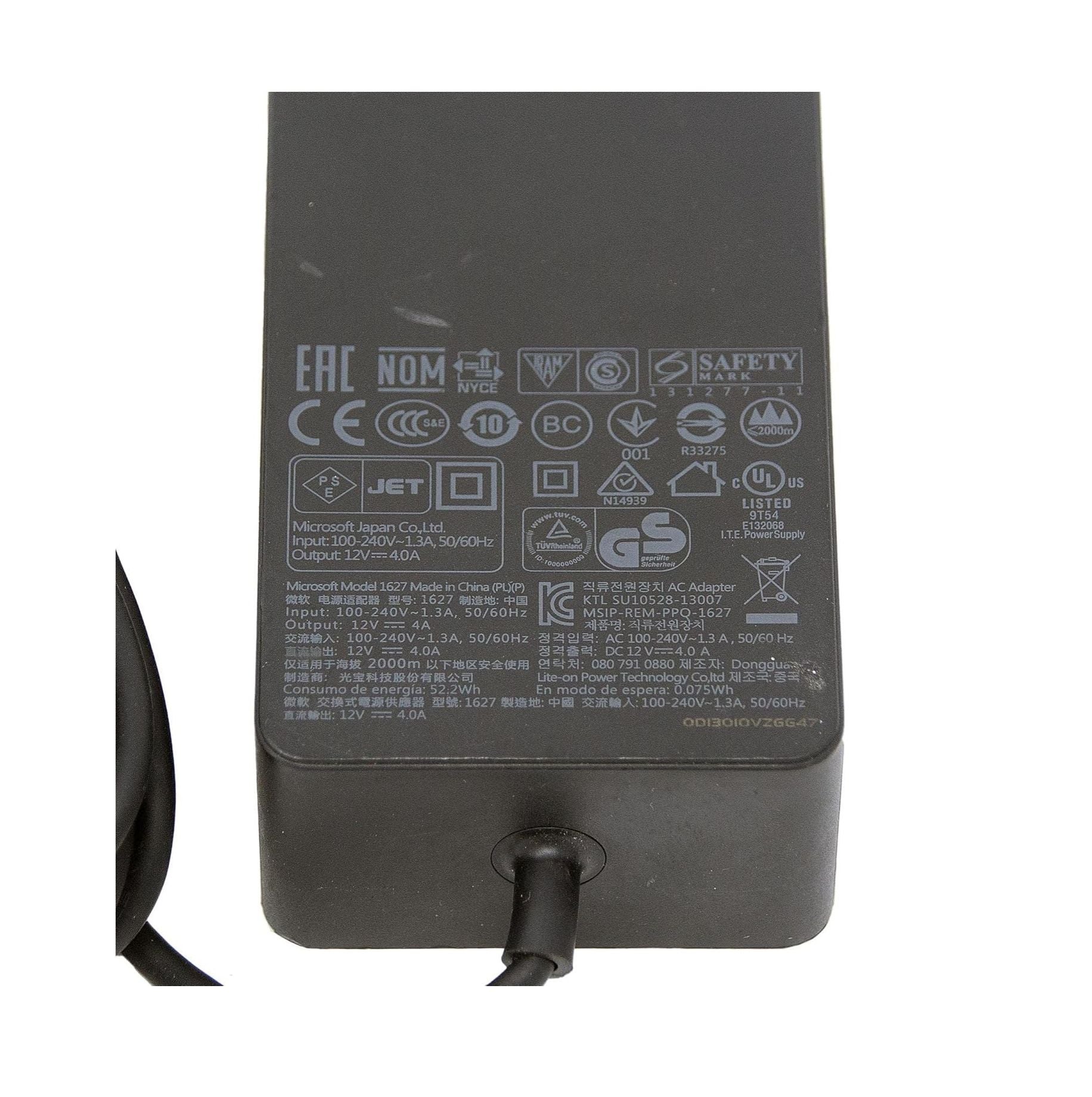 1627 12V 4A AC Power Adapter Charger Compatible with Surface Pro 1 Pro 2 Pro 3 Docking Station