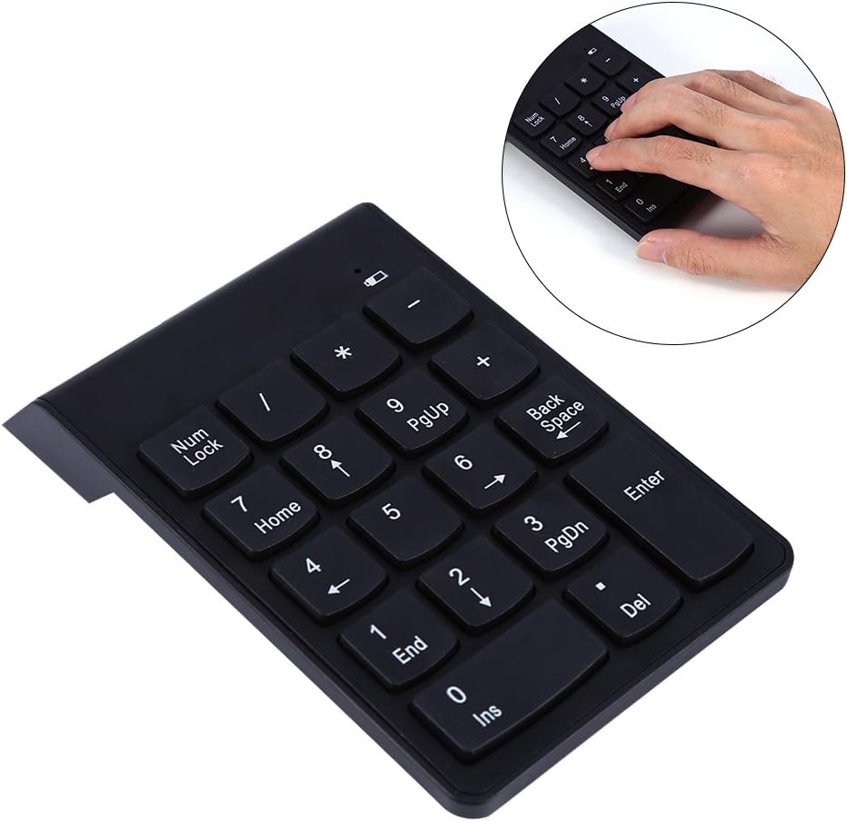18 Keys USB Numeric Keypad Mini Numpad for Laptop Desktop PC Plug &amp; Play No Driver Required