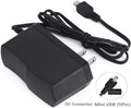 🔌 DC 5V Mini USB Pin Wall Charger Adapter – Compact Power Adapter (Black)