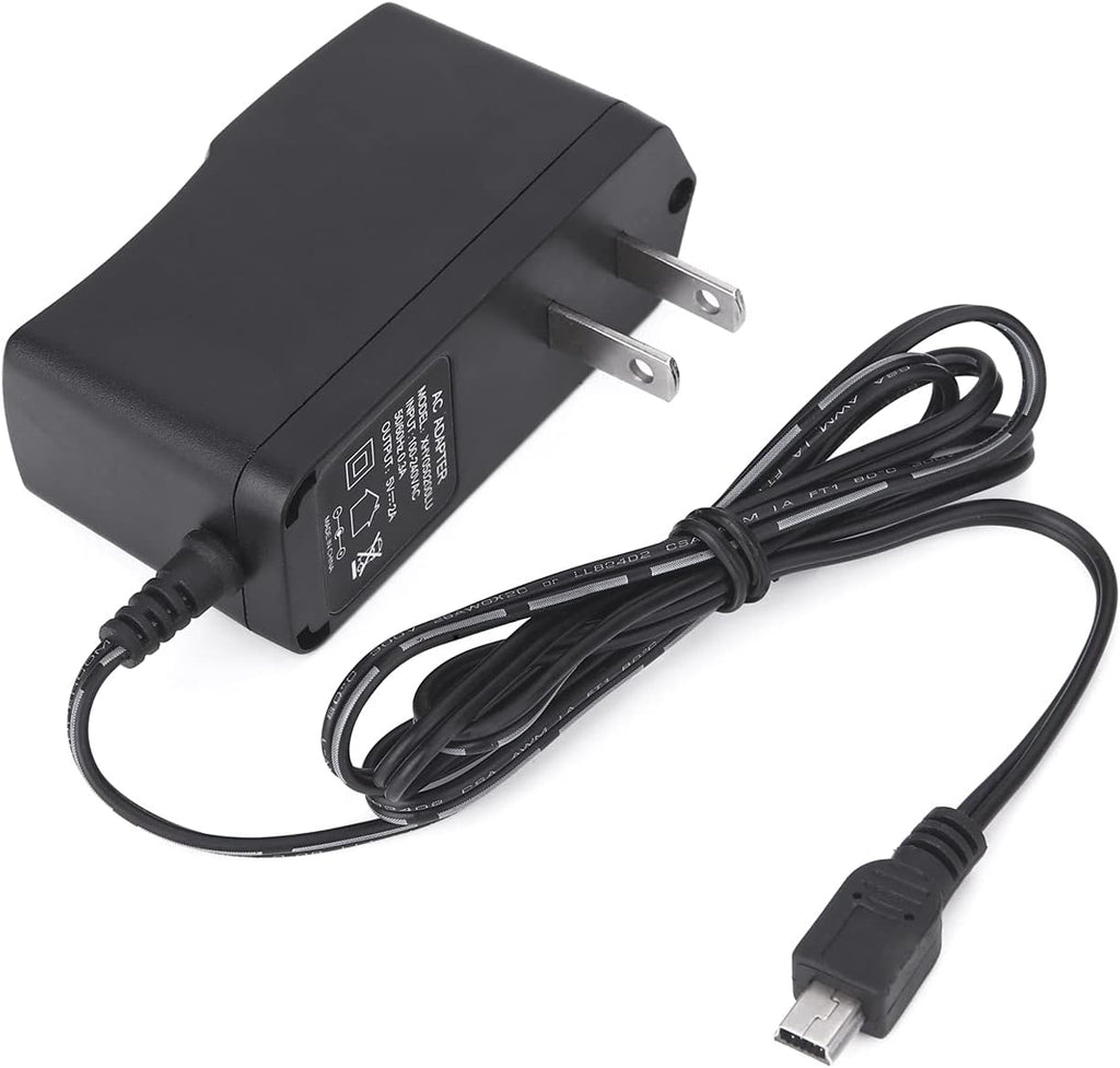 🔌 DC 5V Mini USB Pin Wall Charger Adapter – Compact Power Adapter (Black)
