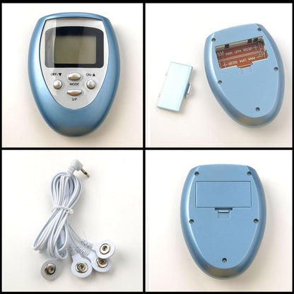 1PC Digital TENS Therapy Machine – Portable Electric Full Body Massager for Pain Relief & Slimming (With Battery & Book)