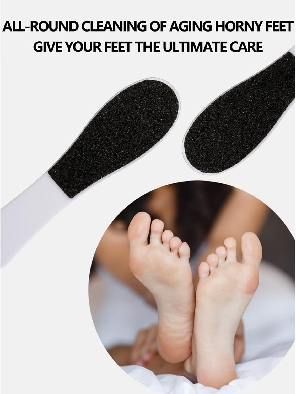 🌸 Edi Ragar – Double-Sided High-Quality Plastic Foot Filer with Sand Paper (Washable & Reusable)