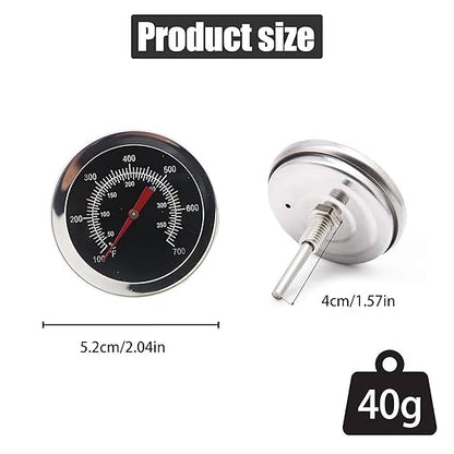 Waterproof BBQ Grill Thermometer Instant Read Meat Thermometer with  Long Stainless Steel Probe