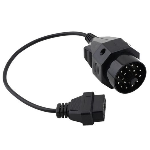 OBD 2 OBD II Adapter Cable For bmw 20 Pin Male to OBD2 16 Pin Female Connector e36 e39 X5 Z3 Extension Cable Diagnostic Tool