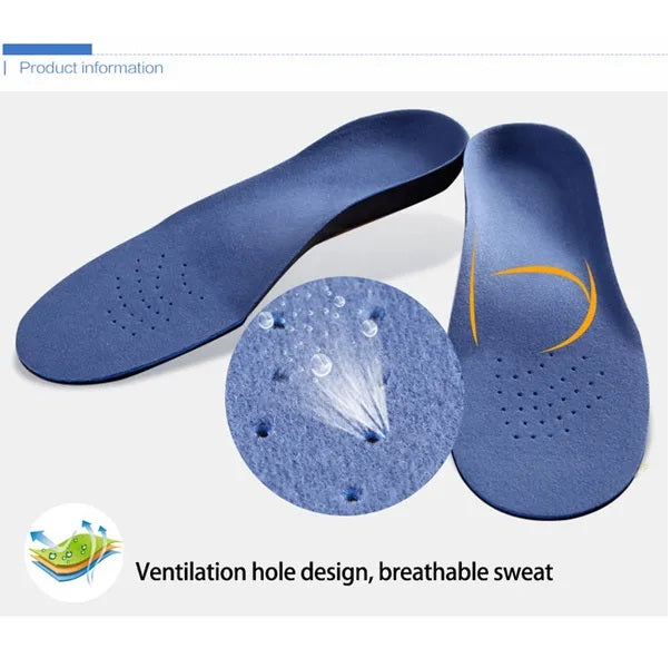 Flat Feet Arch Support Insole Orthotic Height 3cm High Quality 3D Premium Comfortable Plush Cloth Orthopedic Insoles Foot Pad XL 31cm