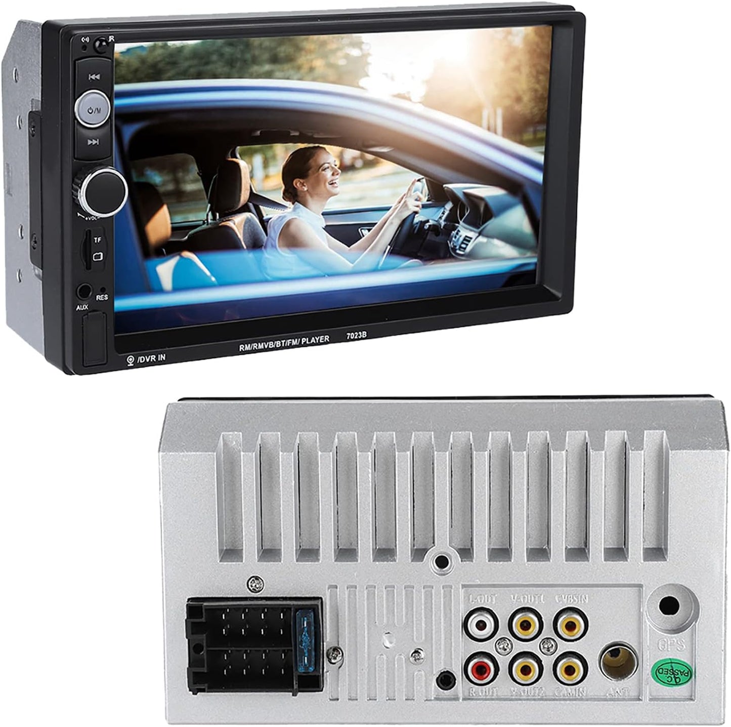 7 Inch Touch Screen Car MP5 Player Bluetooth FM Radio with Phone Link & Rear View Camera 7023B