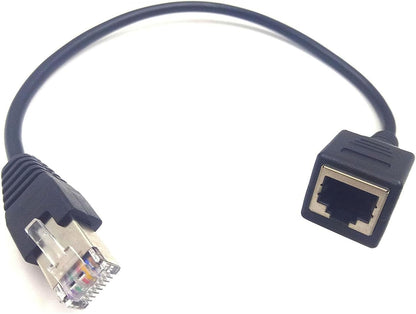 8-Pin RJ45 Mobile Radio Microphone Extension Cable – 18 inch (48 cm) CAT6 Shielded Lead