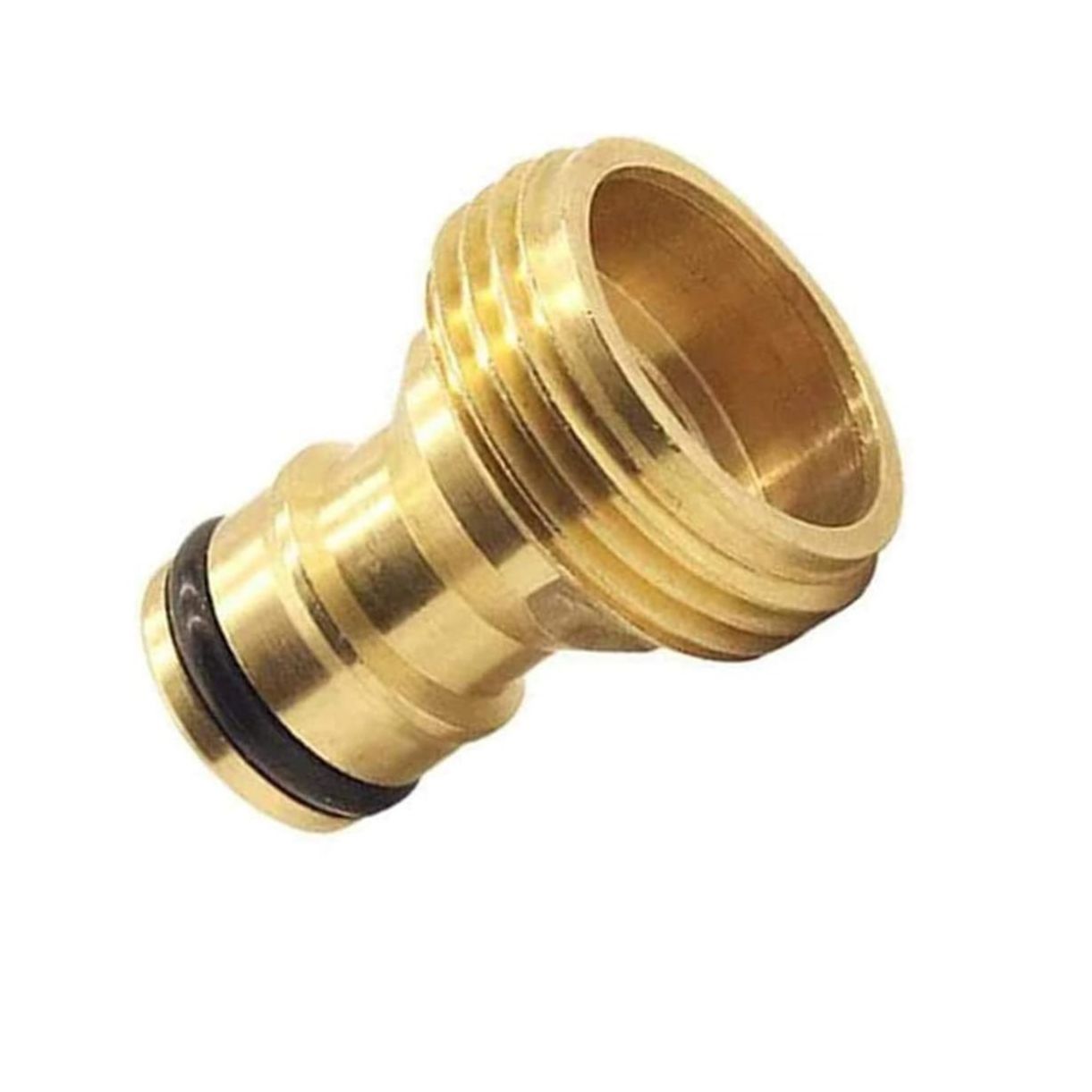 Brass Male Thread Faucet Hose Nozzle Quick Connect Adapter – Durable Rustproof Garden Tap Connector for Hose Pipe