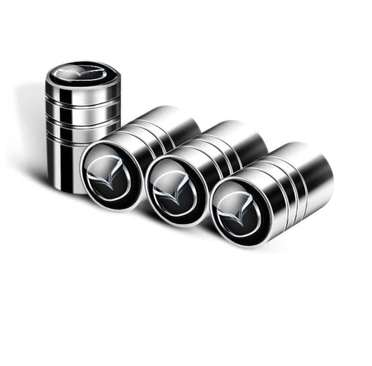 4 Pcs Tire Valve Caps for Mazda CX-90 – Premium Dust Caps for Car Tyres, Air Valve Stem Covers, Durable Leak-Proof Valve Caps