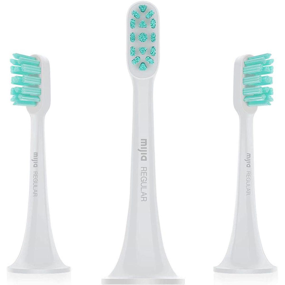 Original Regular Type Toothbrush Heads for Xiaomi Mijia Sonic Electric Toothbrush T300 T500 Tooth Brush Head Replacement 3 Pcs
