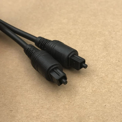 Optical Cable 1.5 Meter toslink-cable  5 FT Digital Fiber Optic Audio Cable Cord Optical SPDIF TosLink Model AH81-11681A High Quality Sound Bar TV Cable, Black