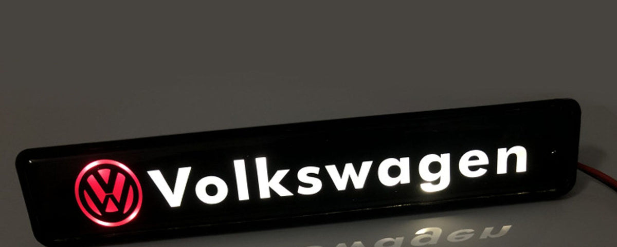 LED Volkswagen Emblem Badge - Illuminated VW Logo for Grille or Trunk 12V Custom Light - image 3