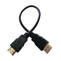 HDMI to HDMI Cable 4K@60Hz, 17cm Short — 4K @ 60Hz, Male-to-Male — Ideal for tight spaces & clean setups
