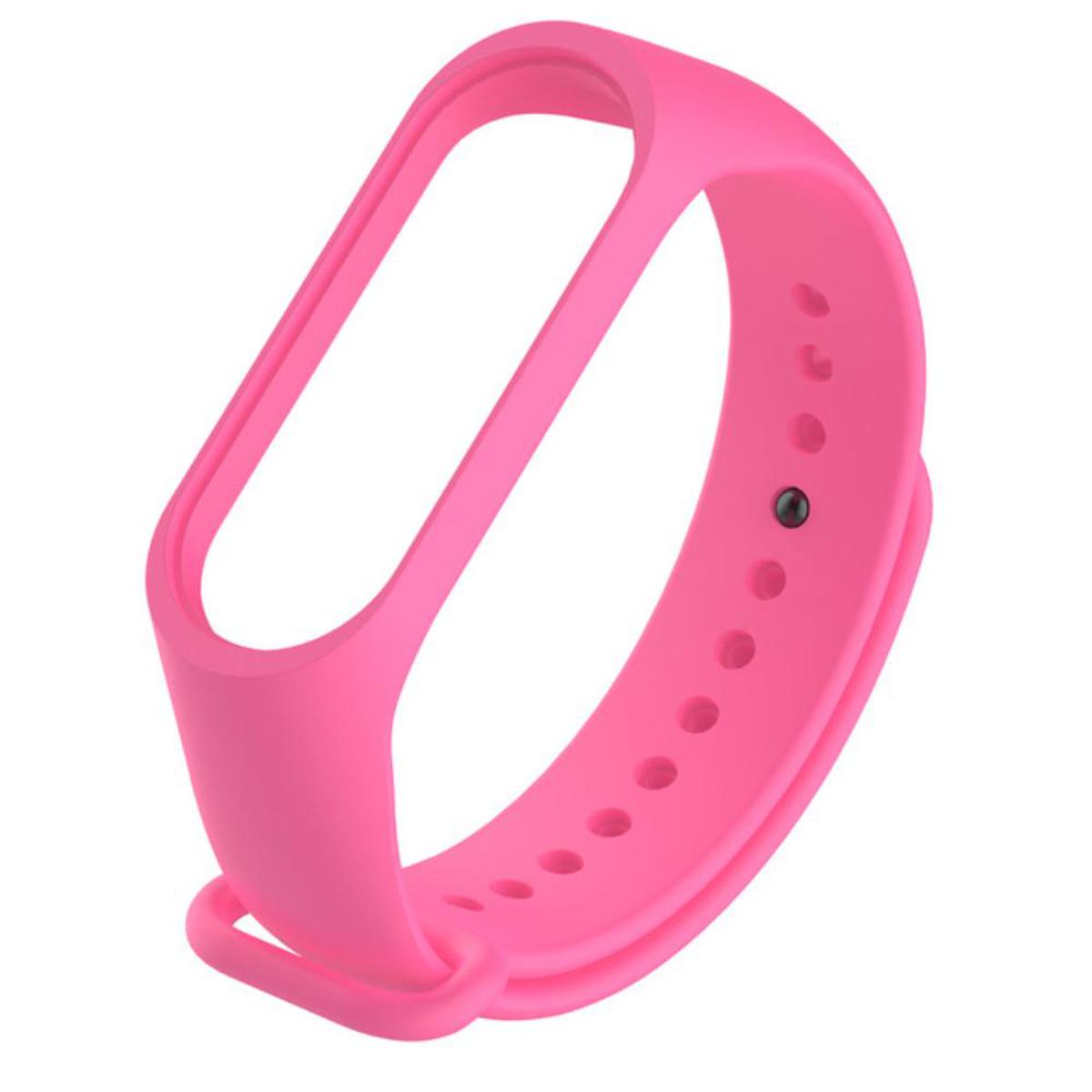 Replacement Silicone Wristband For Xiaomi MI Band 4/3 M4 Smart Bracelet Wristband Accessories Hot Pink
