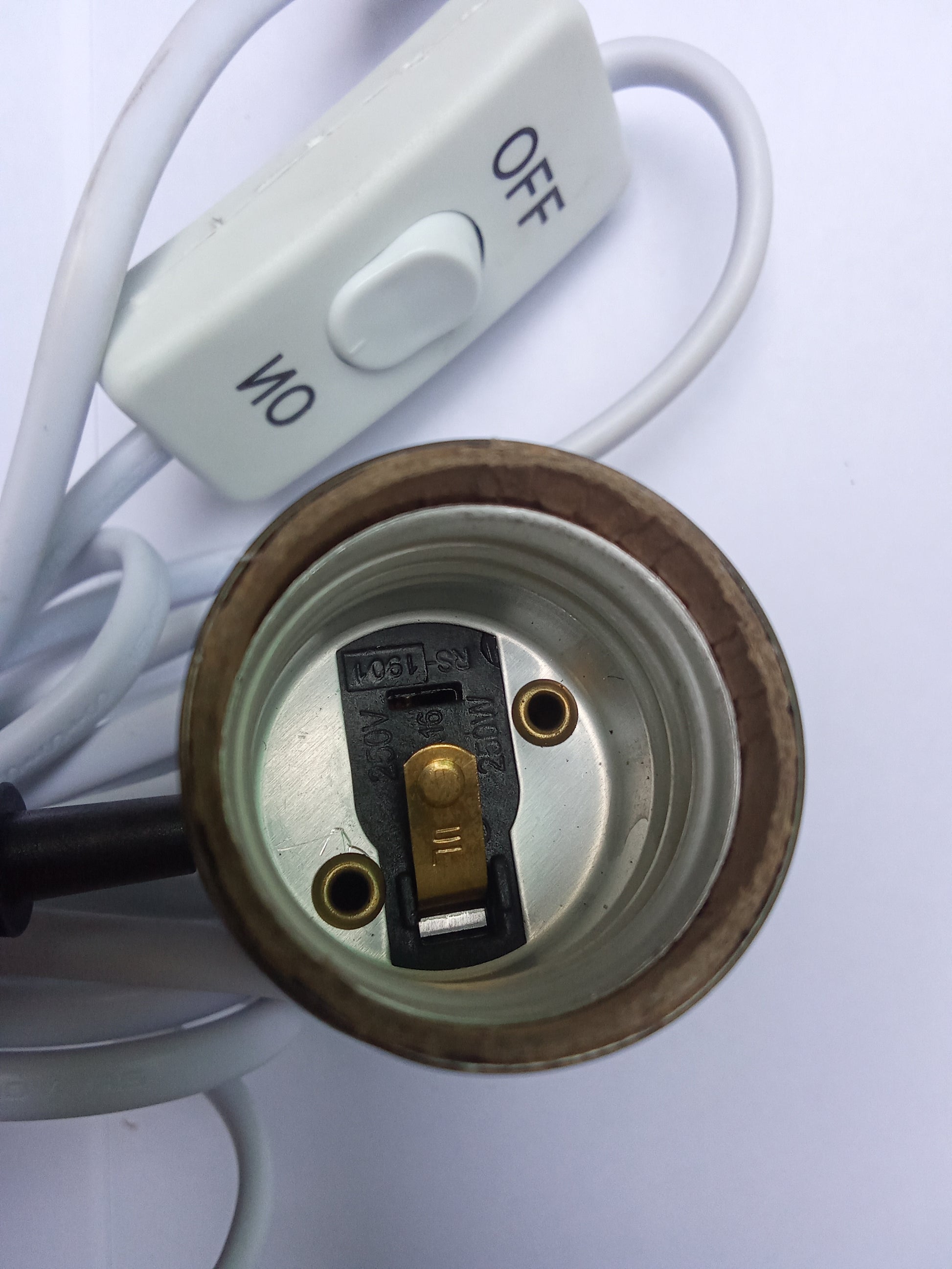 Light Bulb Holder, Sturdy Durable Light Socket Cord For Tungsten Lamps For Home For Incandescent Lamps For Bulb Lamps fancy Bulb Holder With Cable and switch for Smart Home RUI CHENG Lamp holder