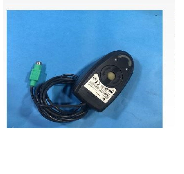 M-S34 Black Trackball USB Mouse with 2 Meter Cable – Branded Optical Trackball Mouse for PC, Computer & PS/2 Compatible Ergonomic Design