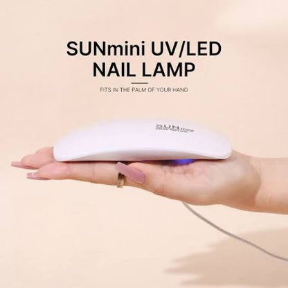 6W UV LED Nail Lamp Package Contents - Portable Nail Curing Light Pakistan