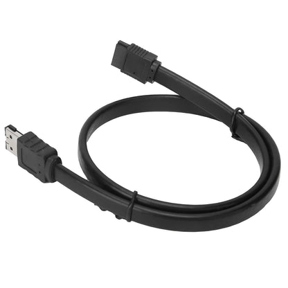 Premium Quality 1 Meter eSATA to eSATA Cable 3Gbps – Shielded External SATA 2 Data Cable for Fast & Stable Connection