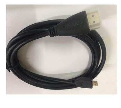 Micro HDMI to HDMI Cable 2 Meter High-Speed 4K 60Hz | Gold Plated Connector Supports 3D HD Video Cable for TV, Camera, Tablet